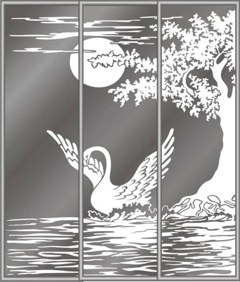 Qumlama Şüşə Nümunəsi 8