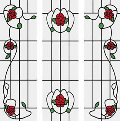 Vitraj Şüşə Nümunəsi 2